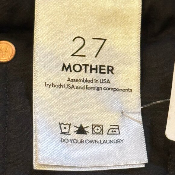 NWT MOTHER The Insider Flood Pick Me A Daisy Jeans Size 27 - Picture 6 of 13
